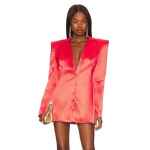 NWT Bronx and Banco Zizi Blazer Dress | XSmall | Neon Coral